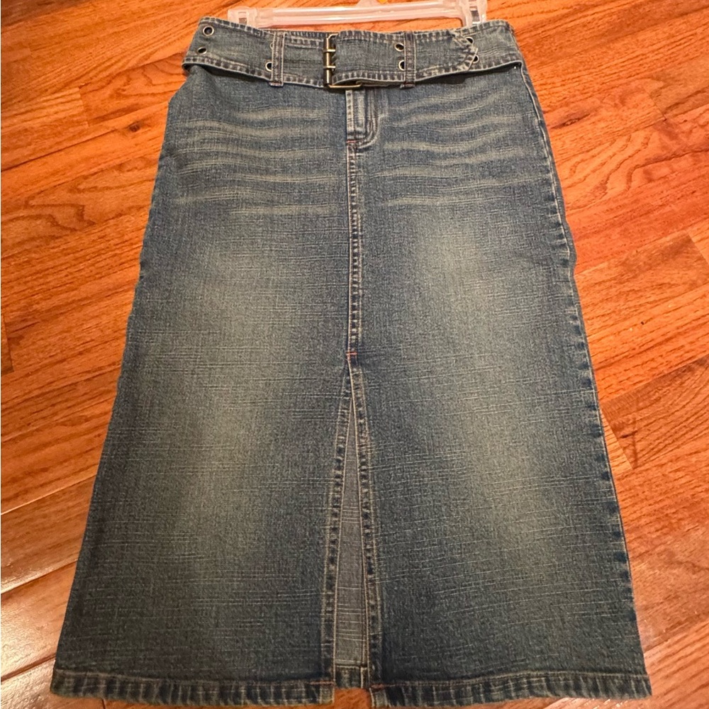 Charlotte Russe Blue Denim Skirt